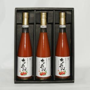 赤の元気 トマトジュース（500ml） 3本ギフトセット｜winekatayama