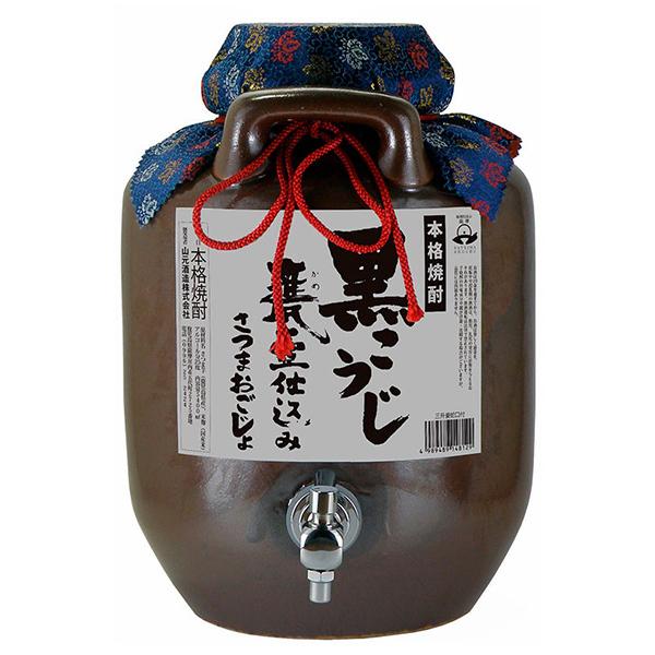 【プレゼントに】芋焼酎 さつまおごじょ３升壷（蛇口付）25度　山元酒造
