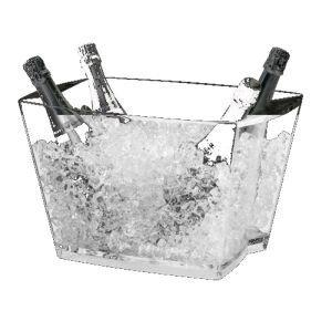 シャンパンクーラー グラン・アラスカ ワインボトル4本用 アクリル製_　.