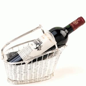 シルバーパニエ ワインホルダー ワインバスケット パニエ ワイン かご