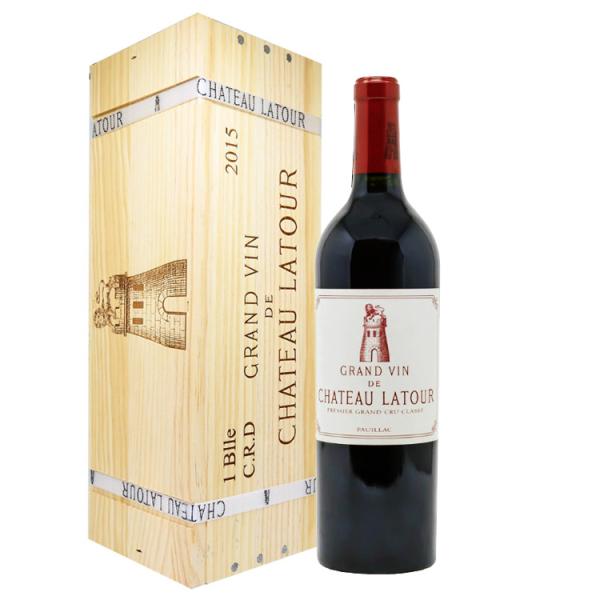 【全品P5倍★セール特別価格】シャトー ラトゥール 2015 Chateau Latour 木箱付き...