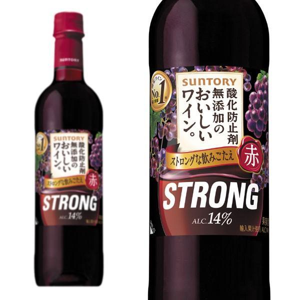 酸化防止剤無添加のおいしいワイン。ストロング  720ml  ペットボトル  （日本  サントリー ...