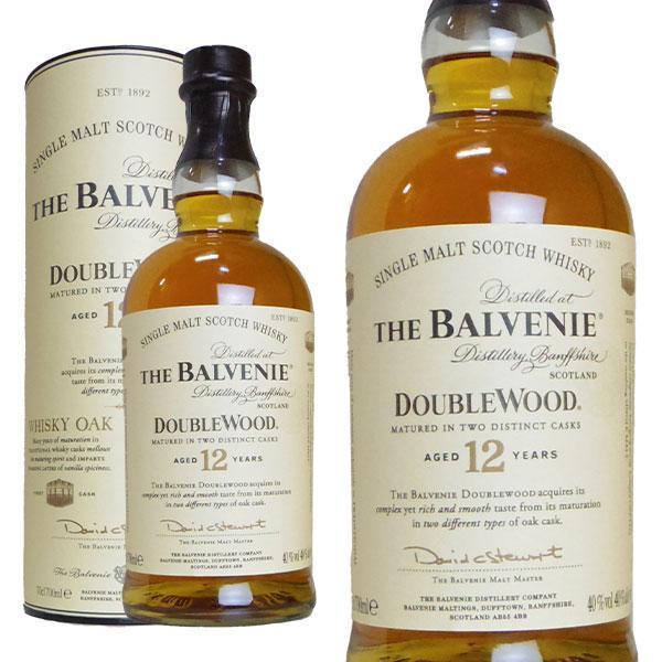 【正規 箱入】ザ バルヴェニー ダブル ウッド 12 バーボンカスク＆オロロソシェリーカスク シング...