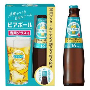 【正規品 箱入 専用グラス付き】ビアボール サントリー勤製 ハイボール サントリービール 334ml 16％｜wineuki2