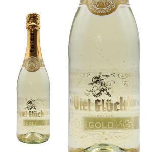 フィール グリュック ゴールド(金箔) スパークリングワイン(22カラットの金箔 ゴールドリーフを使用) ジョセフ ドラーテン社 ドイツ