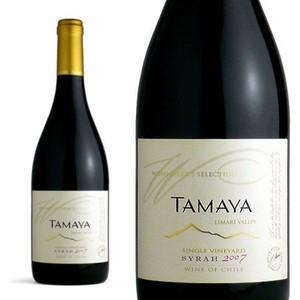 ビーニャ・カサ・タマヤ  ワインメーカーズ・セレクション  シングルヴィンヤード（17ブロック）  シラー  2007年  （赤ワイン・チリ）｜wineuki