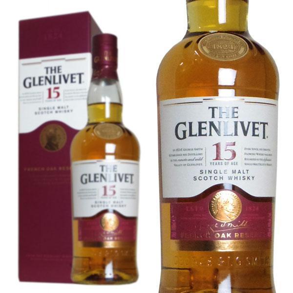 【正規品 箱入】ザ グレンリヴェット[15]年 フレンチ リムザン オーク リザーヴ 700ml 4...