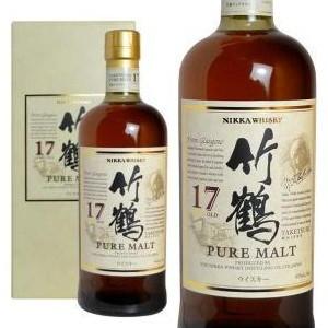 【お一人様1本限り】竹鶴 17年 ピュアモルト ニッカウイスキー ジャパニーズ ウイスキー 正規 箱付 ギフト 700ml 43％