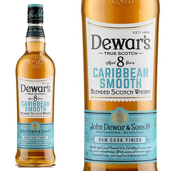 【正規品】デュワーズ カリビアンスムース 8年 ラムカスクフィニッシュ ブレンデッド スコッチ ウイ...