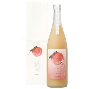 和歌のめぐみ プレミアム桃酒 720ml 化粧箱...の商品画像
