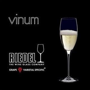 【箱入2脚入】リーデル・ワイングラス・ヴィノム・キュヴェ　プレスティージュ（ヴィンテージシャンパン）...