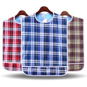 heizi 介護 エプロン 食事用 3枚セット 防水 ポケット付