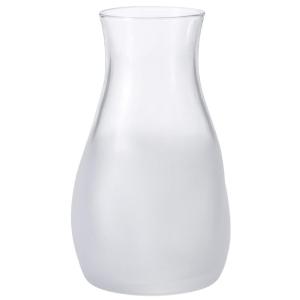 アデリア 花瓶 ガラス花瓶 てびねりミニ花器 ホワイト 直径約7.7x高さ12.9cm 日本製 9571｜winfieldhonten