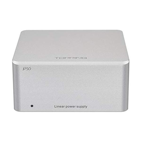 TOPPING P50 低ノイズリニア電源 D50 D50s DX3 Pro D30に適応 (シルバ...