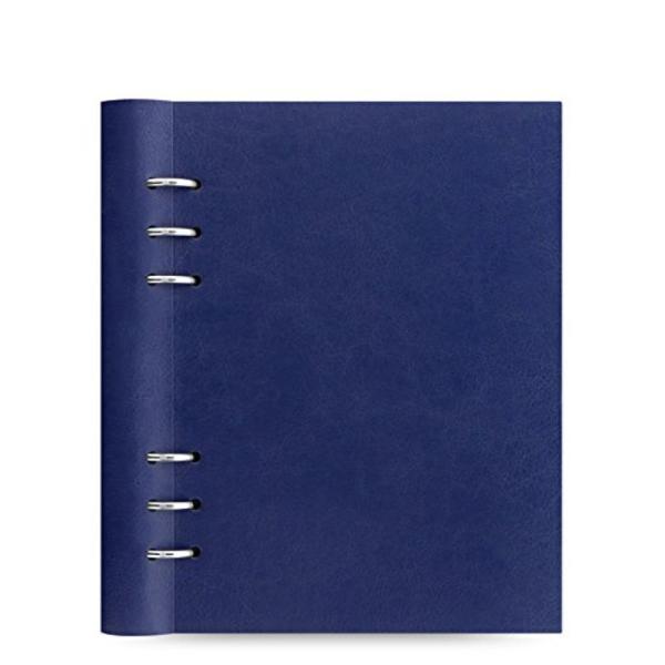 ファイロファックス クリップブック レザー調 バインダー A5 Navy filofax バインダー...