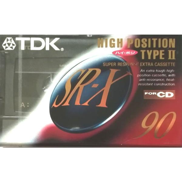 TDK カセットテープ SR-X 90分 ハイパワー ハイポジ SR-X90R