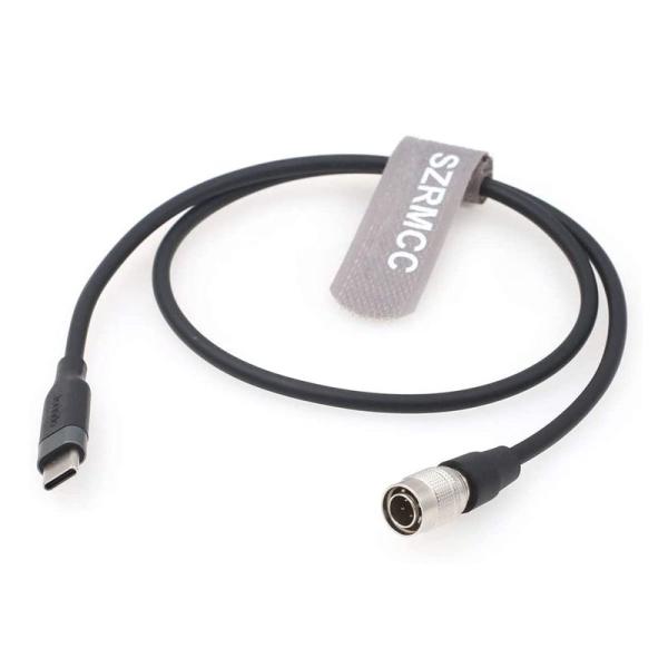 SZRMCC USB CType-CからHirose4ピンオスPDトリガー電源ケーブル（ズームF4 ...