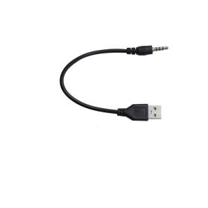 USB 3.5mm 変換ケーブル USB2.0 ステレオ ミニプラグ 充電ケーブル 車オーディオ イヤホン ブラック｜winfieldhonten