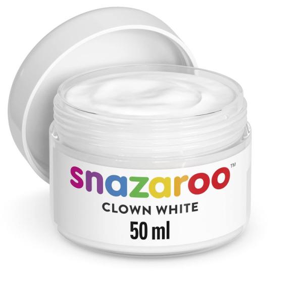 snazaroo フェイスペイント クラウン ホワイト 50ml Medium 1198200