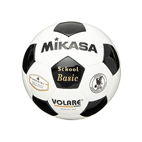 ミカサ(MIKASA) サッカーボール 4号 日本サッカー協会 検定球 (小学生用) ホワイト/ブラ...