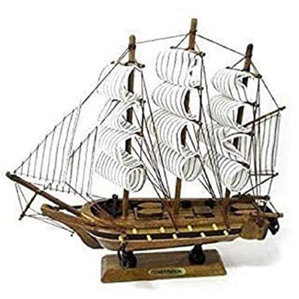 southanshop 帆船 模型 手作り 完成品 海賊船 インテリア 装飾 に (30cm)