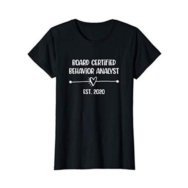 レディース ABAセラピストBCBAへの行動アナリスト卒業ギフト Tシャツ