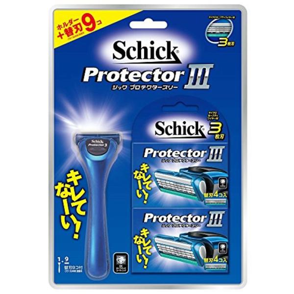 シック Schick プロテクター スリー クラブパック (ホルダー (刃付き) + 替刃8コ) 3...