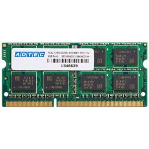 アドテック DDR3-1600/PC3-12800 SO-DIMM 4GB 低電圧 ADS12800N-L4G｜wing-of-freedom