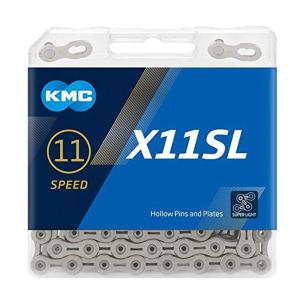 ケイエムシー(KMC) X11SL 11SPEED 用チェーン SILVER 118L KMC-X11SL-SV-N 中｜wing-of-freedom