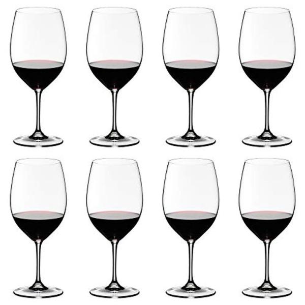 正規品 RIEDEL リーデル 赤ワイン グラス 8個セット ヴィノム カベルネ・ソーヴィニヨン/メ...