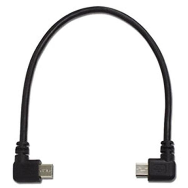 アイネックス USBホストケーブル Micro-B - Micro-B 左右L型 16cm USB-...