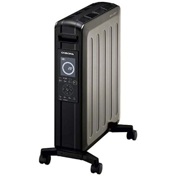 コロナ オイルレスヒーター（10畳 グレイスブラック）暖房器具CORONA NOIL HEAT（ノイ...