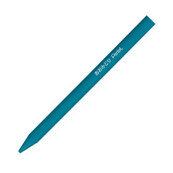 ぺんてる 色鉛筆 パスティック 小学校色えんぴつ GC-T16R 10個セット あおみどり
