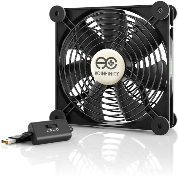 AC Infinity MULTIFAN S4 静音 140mm USB Fan 冷却ファン UL認...