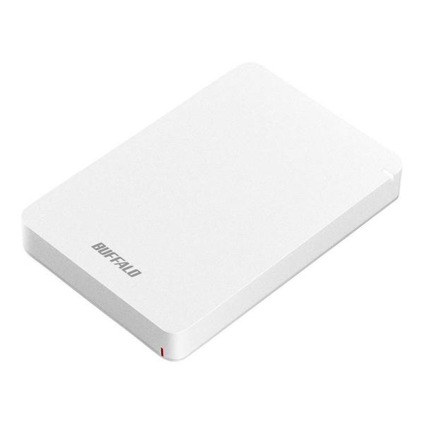BUFFALO USB3.1(Gen.1)対応 耐衝撃ポータブルHDD 2TB ホワイト HD-PG...