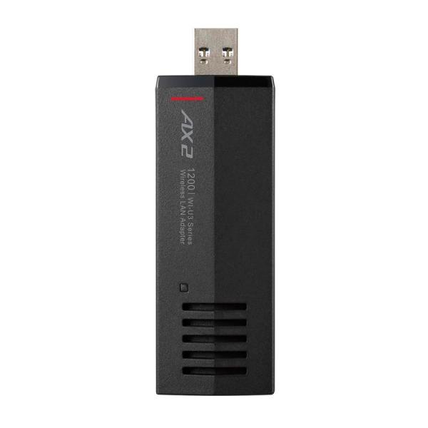 バッファロー 11ax/ac/n/a/g/b 無線LAN 子機 USB3.2 (Gen1) 対応 内...