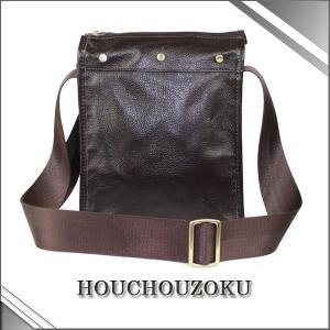 HOUCHOUZOKU 庖丁族　本革 　メンズ　ショルダーバッグ　シンプルなショルダーバッグ　968...