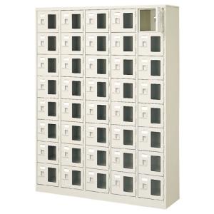 40人用 オフィス シューズボックス 窓付き ...の詳細画像1