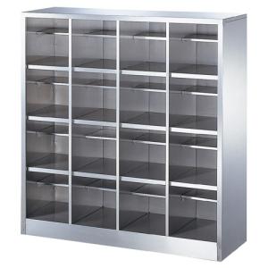 業務用 シューズボックス 16人用 ステンレス...の詳細画像1