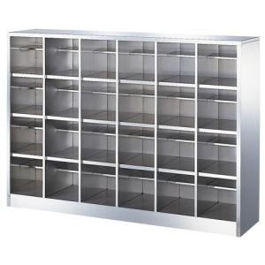 業務用 シューズボックス 24人用 ステンレス...の詳細画像1