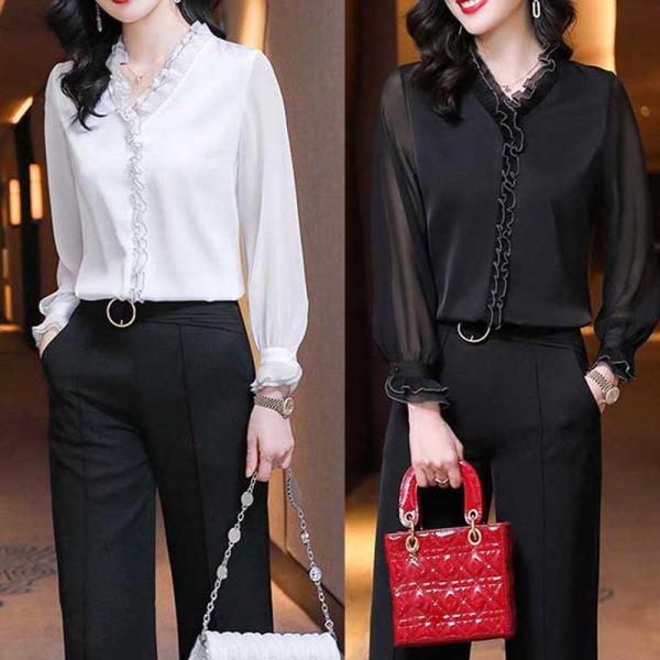 送料無料2〜4日後到着 演奏会 コーラス ブラウス 第九 合唱衣装 フォーマル 入学式 ブラウス 白...