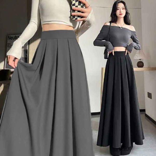 演奏会 コーラス衣装 ロングスカート タックスカート 第九 合唱衣装 華やかなタックロングスカート ...