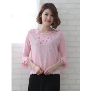 コーラス衣装　トップス 衣装　カラオケ　演奏会 レディース　おそろいウエア Mサイズ　 ピンク