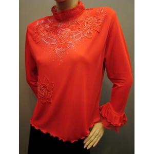 コーラス衣装 ダンス おおきサイズ LLサイズ 衣装 カラオケ 演奏会 ブラウス トップス ダンスウ...