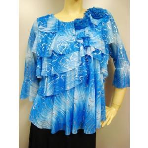 送料無料２〜３日後到着 コーラス 衣装 ブラウス 社交ダンス ステージ衣装 演奏会 ラメ地、前身ごろ...