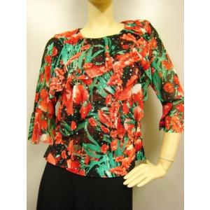 社交ダンス コーラス衣装 ダンスストップス レディース ダンスウェア 衣装  赤系