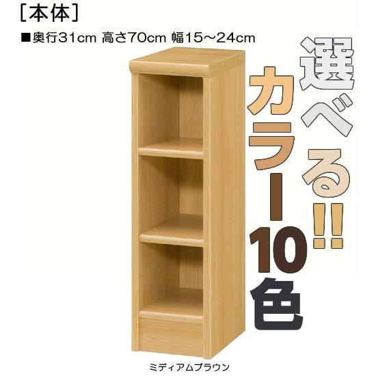トイレ隙間収納 高さ７０ｃｍ幅１５〜２４ｃｍ奥行３１ｃｍ ワイシャツラック F★★★★ 洗面所棚 片...