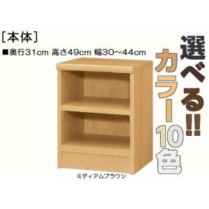 子供部屋本棚 高さ４９ｃｍ幅３０〜４４ｃｍ奥行３１ｃｍ厚棚板（棚板厚み2.5cm）新聞本棚 ブラック 塾収納飾る｜wing1