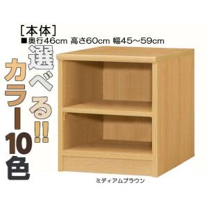 テレビ台 高さ６０ｃｍ幅４５〜５９ｃｍ奥行４６ｃｍ厚棚板（棚板厚み2.5cm）CDラック 豊富なサイズ 客間棚片付け｜wing1