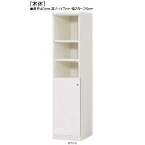下部扉 標準棚板 キッチン隙間収納 高さ117c...の商品画像